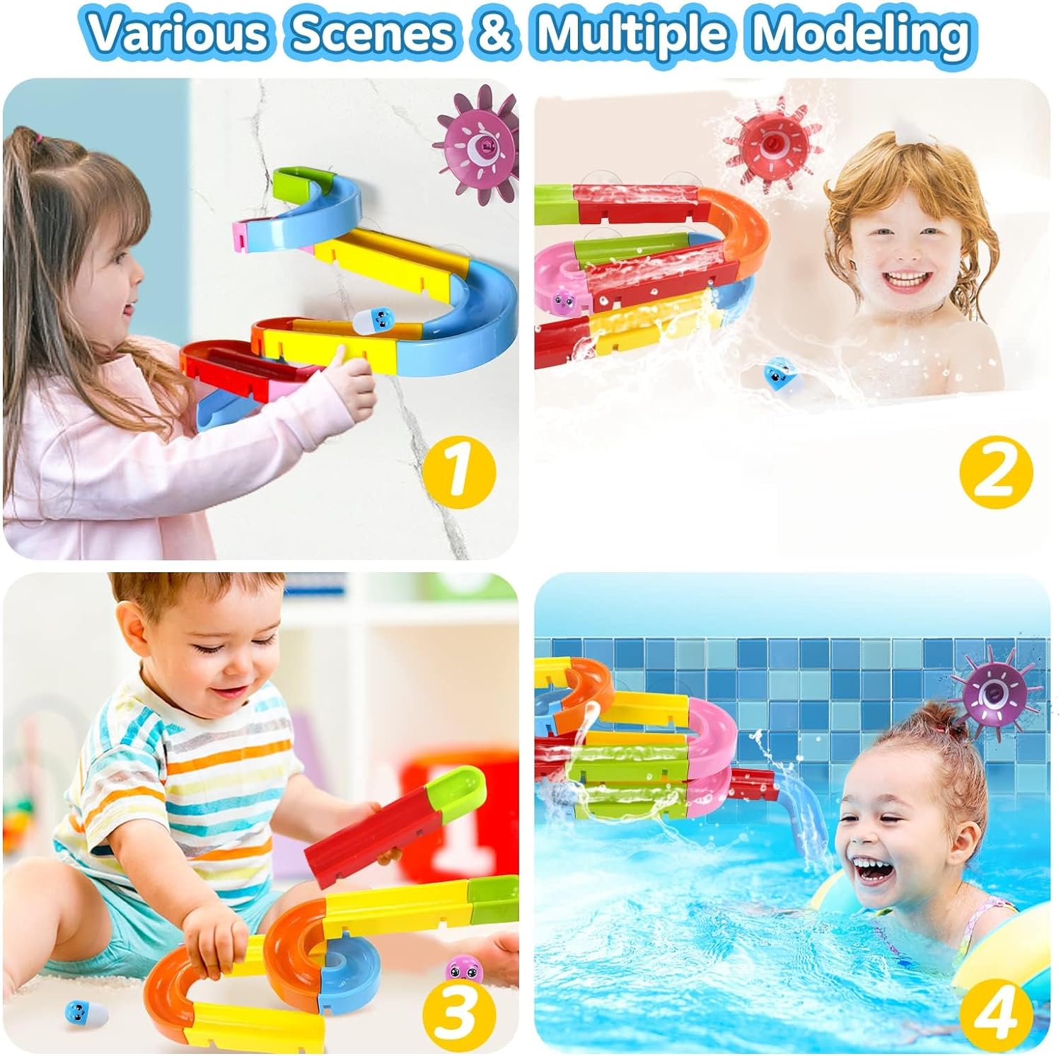Bubble Slide™ - Water Slide Bath Toy